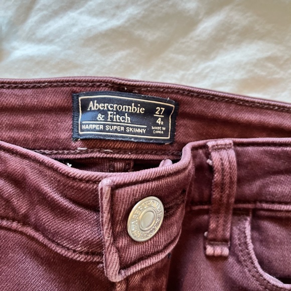 maroon jeans - Picture 3 of 3